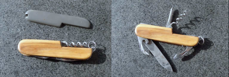 artisan coutelier - restauration de couteau : restauration de manche de canif